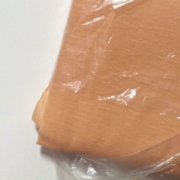 Vintage 80s Peach Sheer One Panel Curtain Super Wide 60" x 81" New - Picture 7 of 7